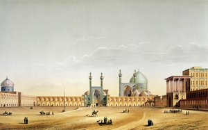 Der Königspalast und die Mesdjid-i-Shah, Isfahan, Platte 6-7 aus 